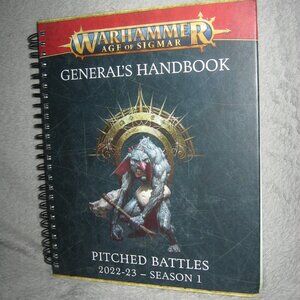 Warhammer Hardcover Book 40,000 40K General's Handbook 2023-23 Battles 2409A7